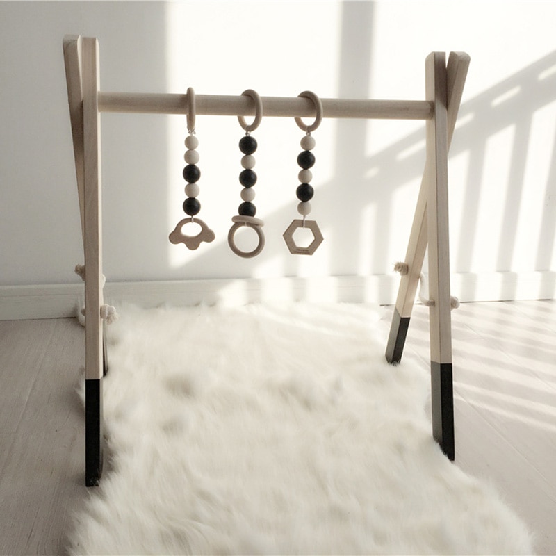 Wooden Baby Gym Simple Elegant Design